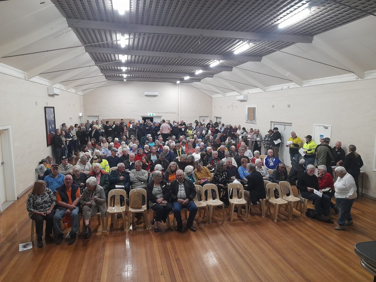 Demerger town meeting