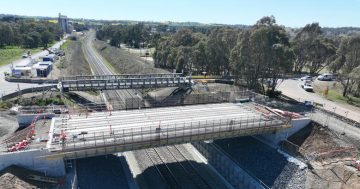 Repairs to begin on Wallendbeen's temporary railway bridge following December truck crash