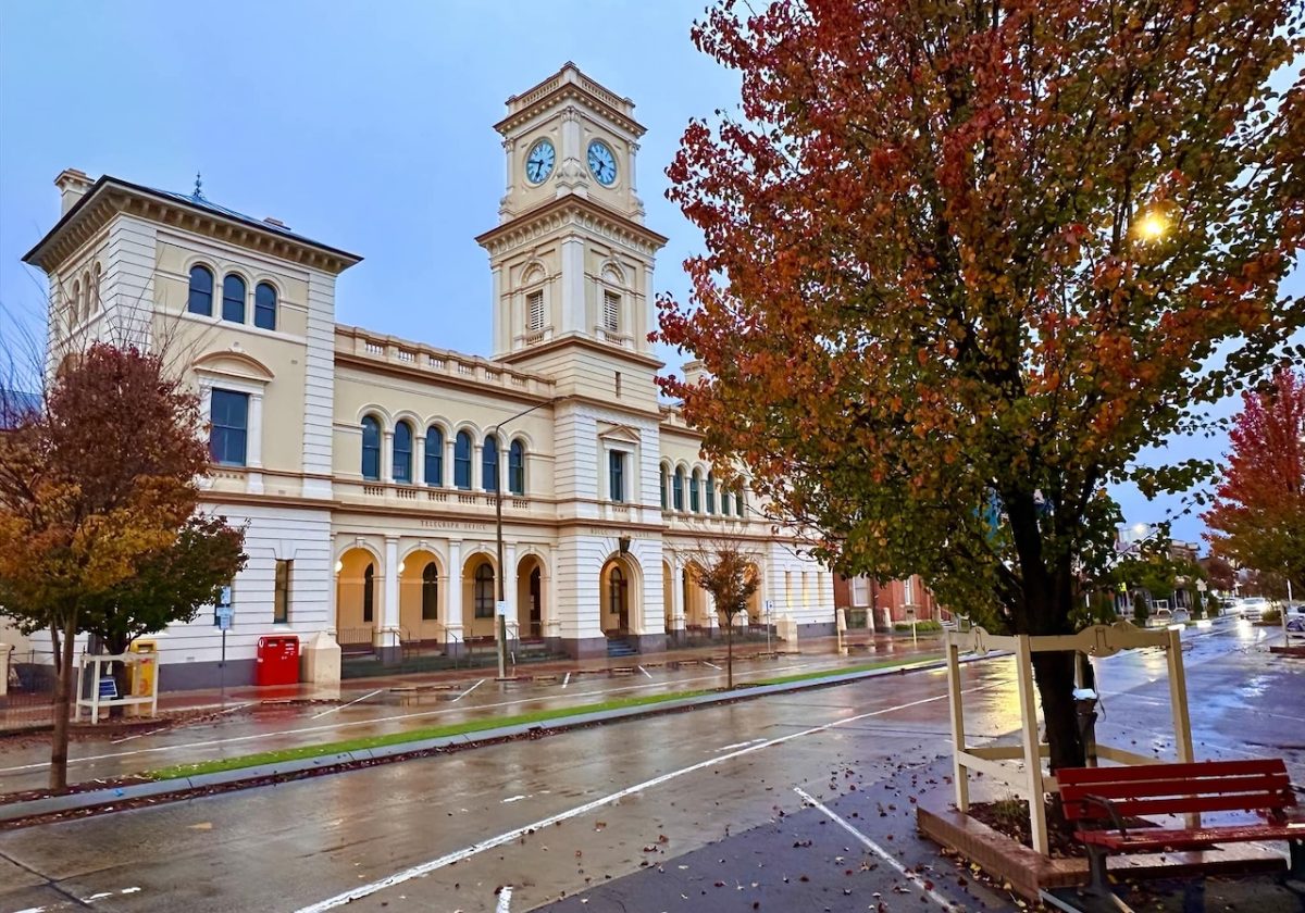 One of many popular heritage buildings, the Goulburn Post Office, designed by colonial architect James Barnet and built by Frederick Horn. 