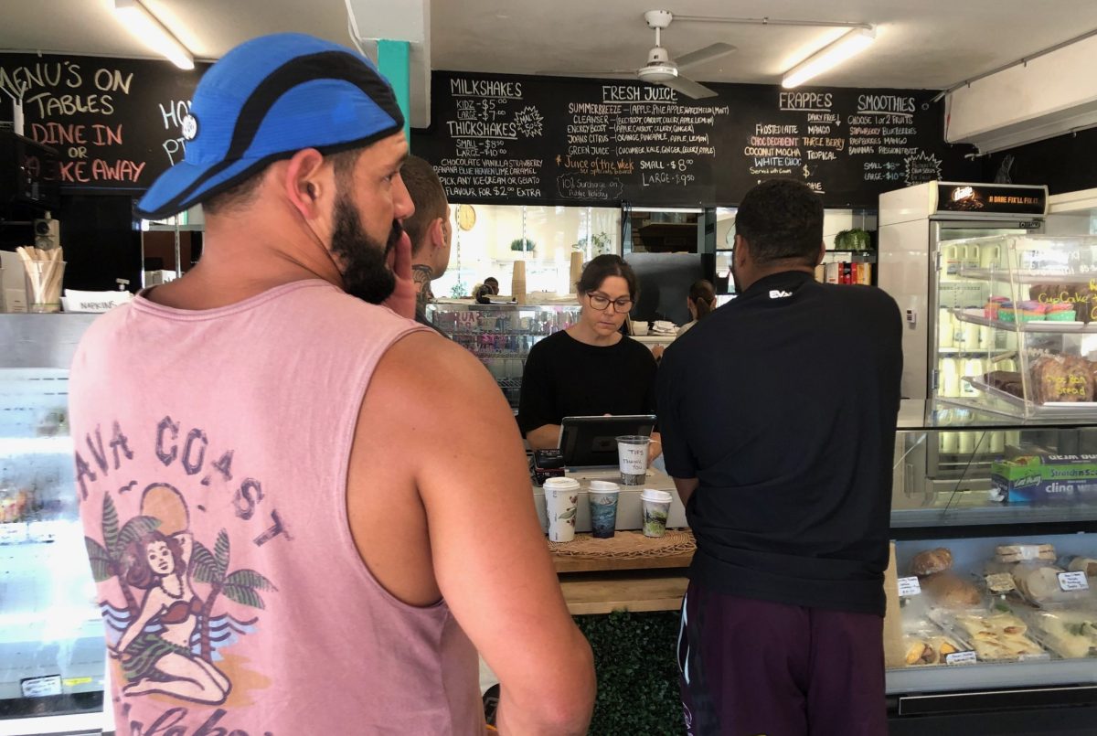 Narooma Ice Creamery Cafe was as busy as ever at lunchtime on 2 February. 