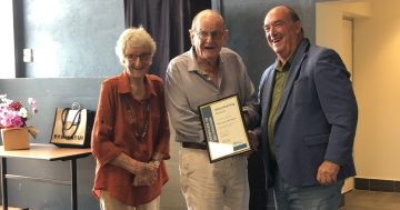 Bermagui turns out to thank and farewell Bob and Judi Hearn