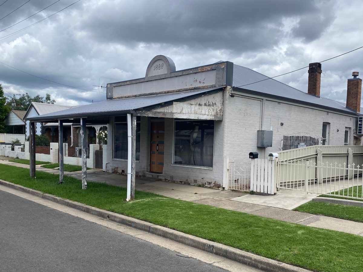 The former McLaughlin’s grocery store in Union Street, North Goulburn, where rush hour began after 4 pm each day.