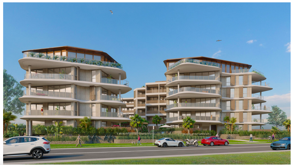 A drawing of the 52-unit development proposed in Batemans Bay. 