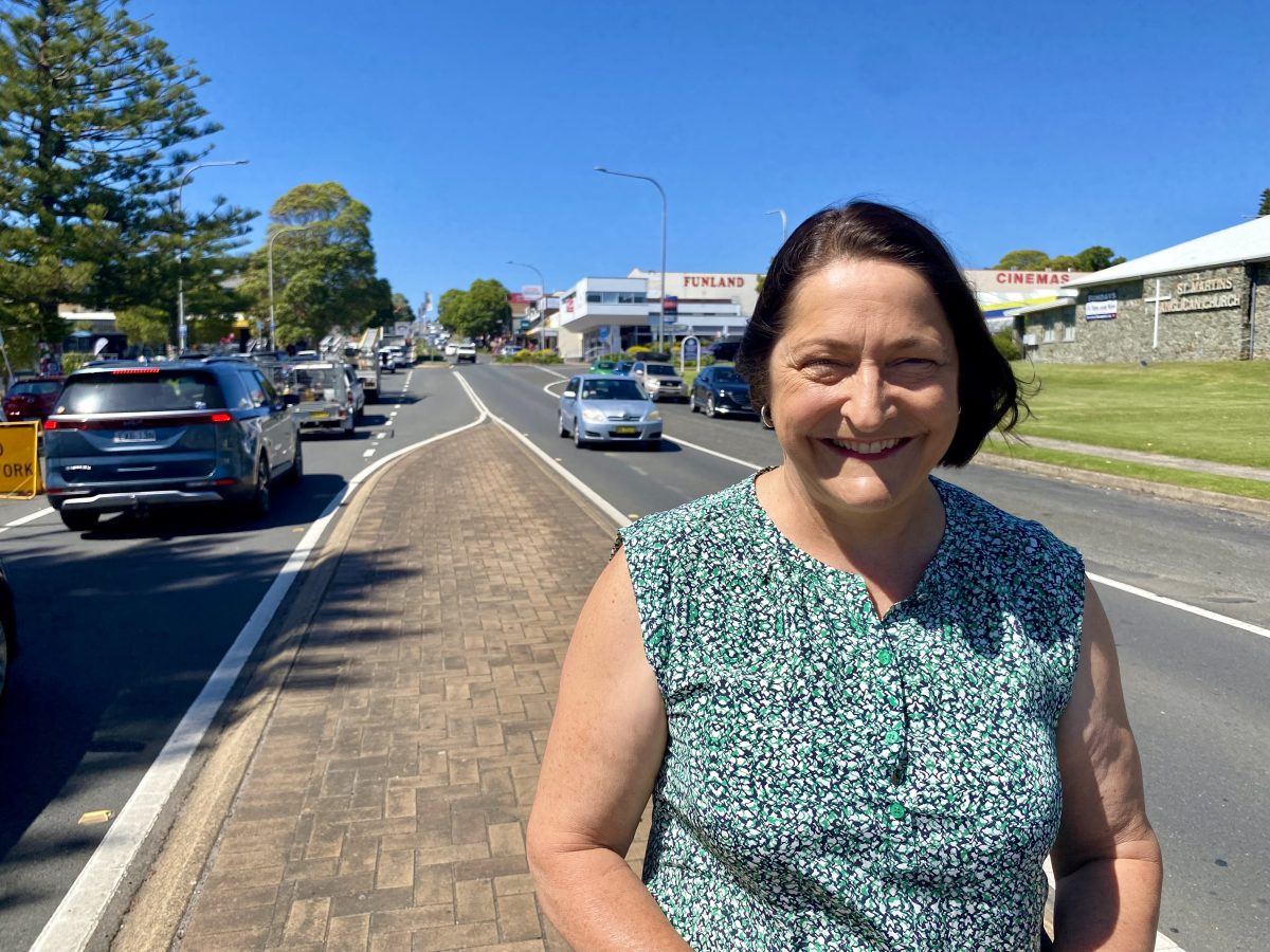 Fiona Phillips in Ulladulla.