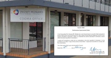 Minister issues performance improvement order to Snowy Monaro Regional Council