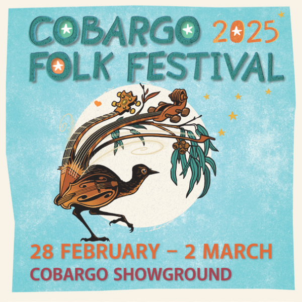 banner for the Cobargo Folk Festival