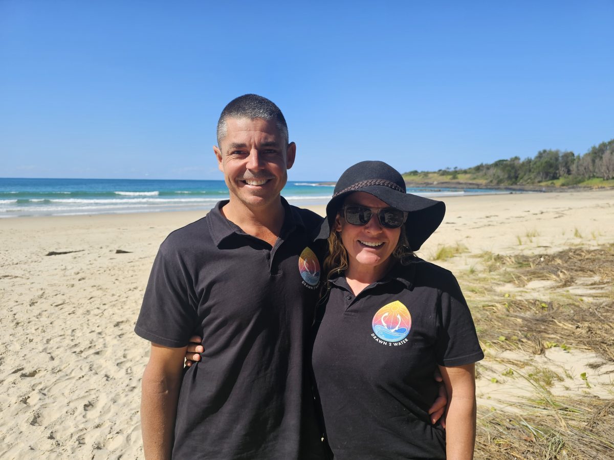 South Coast locals and ocean enthusiasts Mick and Justine love to share their learnings with community 