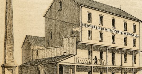 Fiery distraction when the finest flour mill caught fire in Goulburn