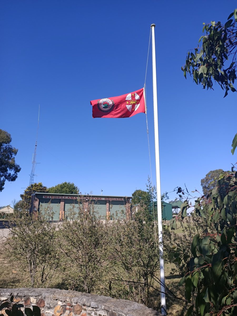 Flag at half-mast