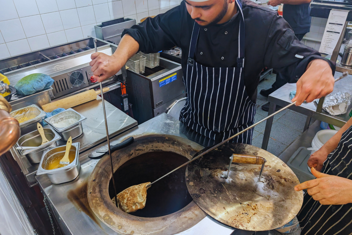 The new kitchen at Bombay Pavilion has a tandoor.