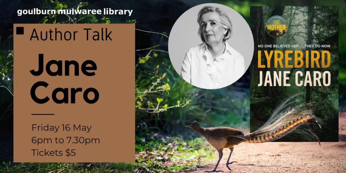Author talk poster