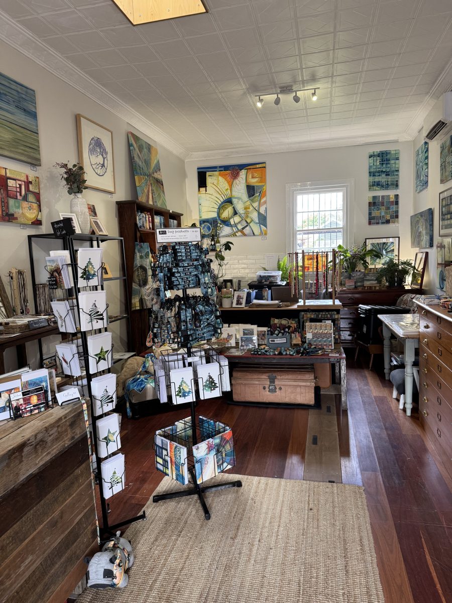 The inside of Gallery 103, in Braidwood