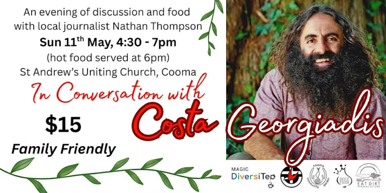 In Conversation with Costa in Cooma
