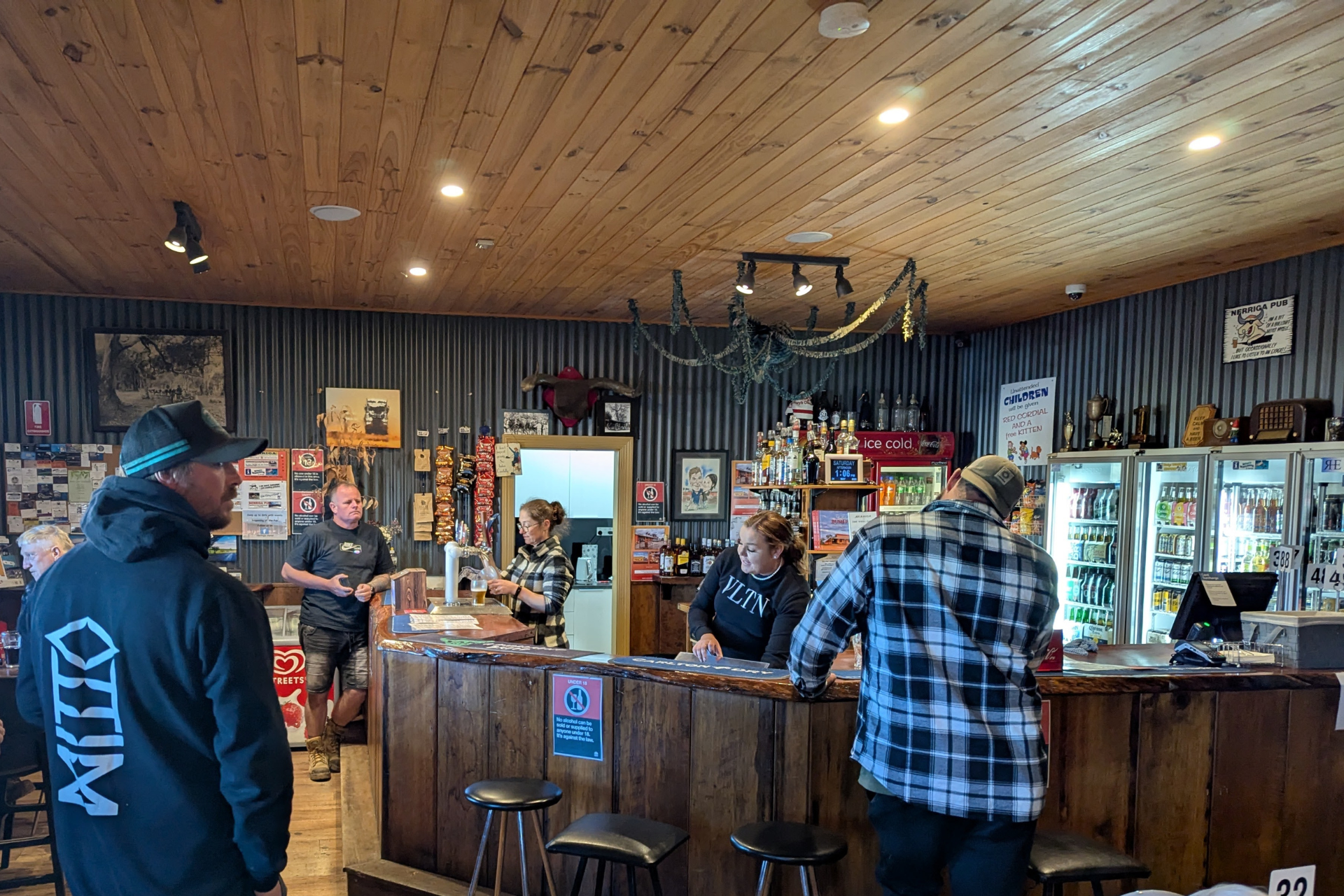 A real bush pub experience at the Nerriga Hotel.