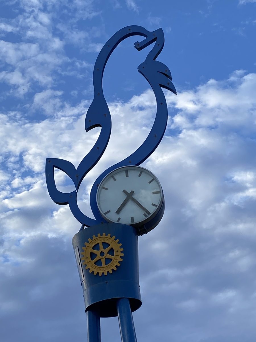 Rest easy - David Ashcroft assures fans the clock it will keep its specific shade of blue.