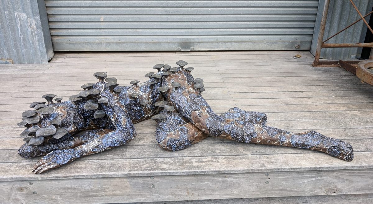 fungi-inspired sculpture