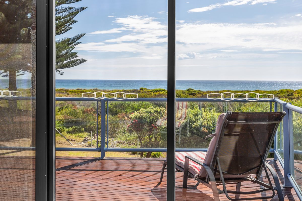 verandah with sea view