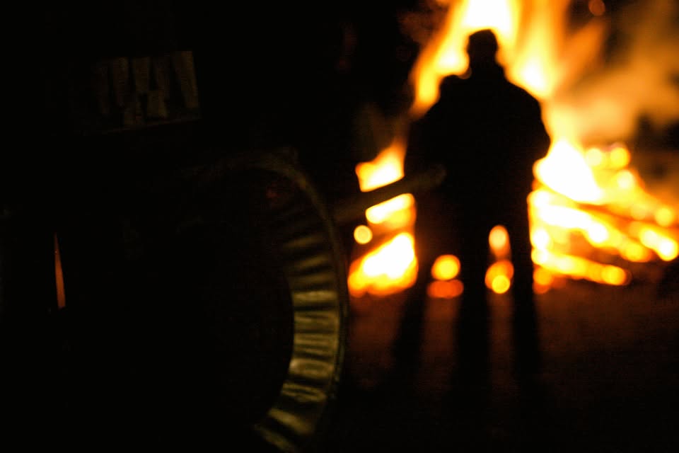 winter solstice bonfire