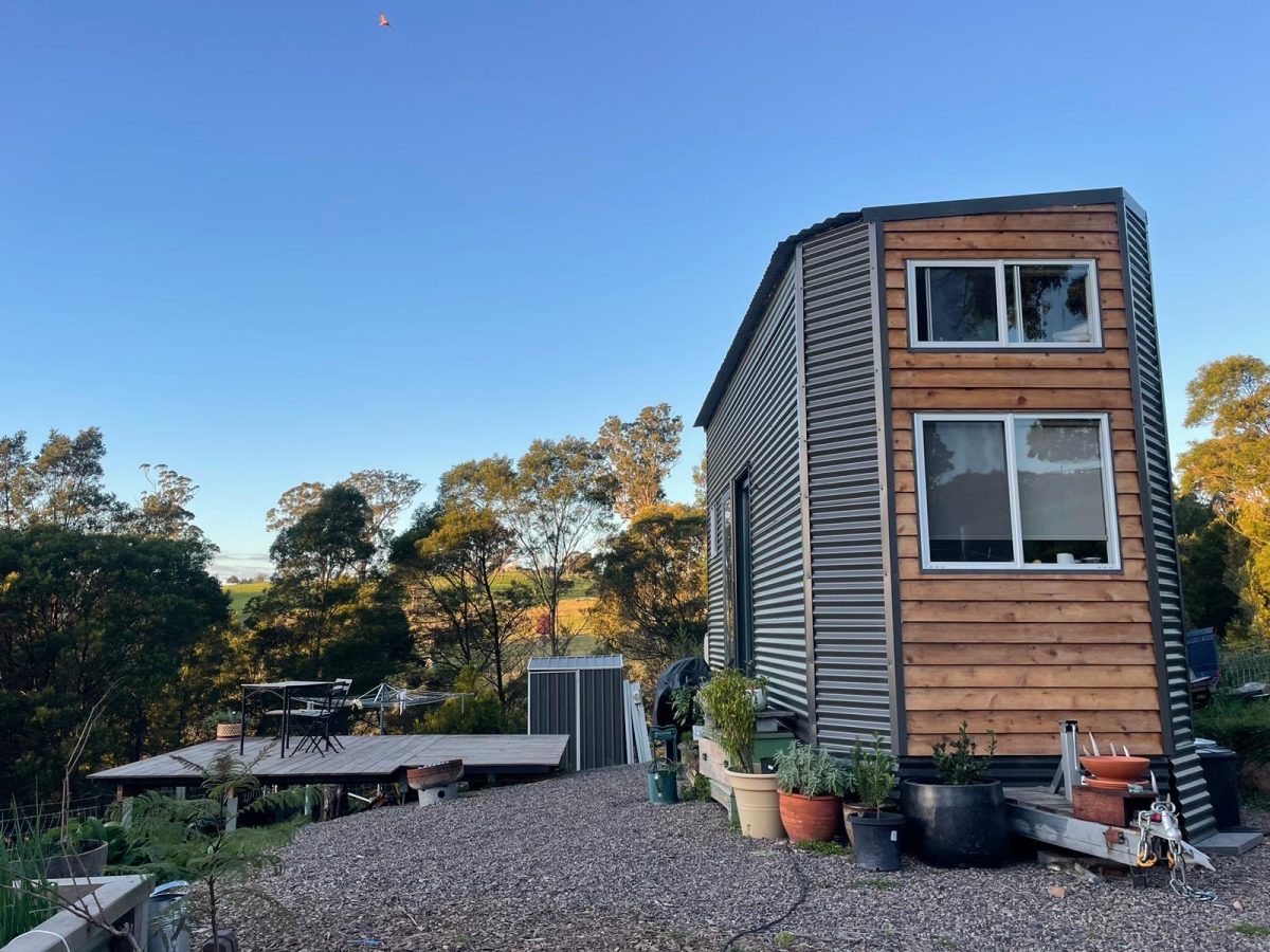 The tiny house on a trailer that Bega Valley Shire Council has said must be removed or demolished.