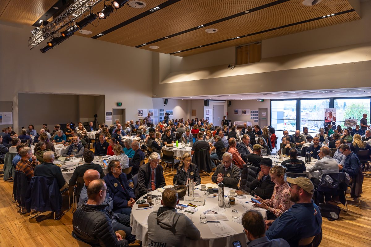 Around 140 people attended the booked-out Bega Circular Valley Community Workshop in the Bega Commemorative Centre on 28 May.