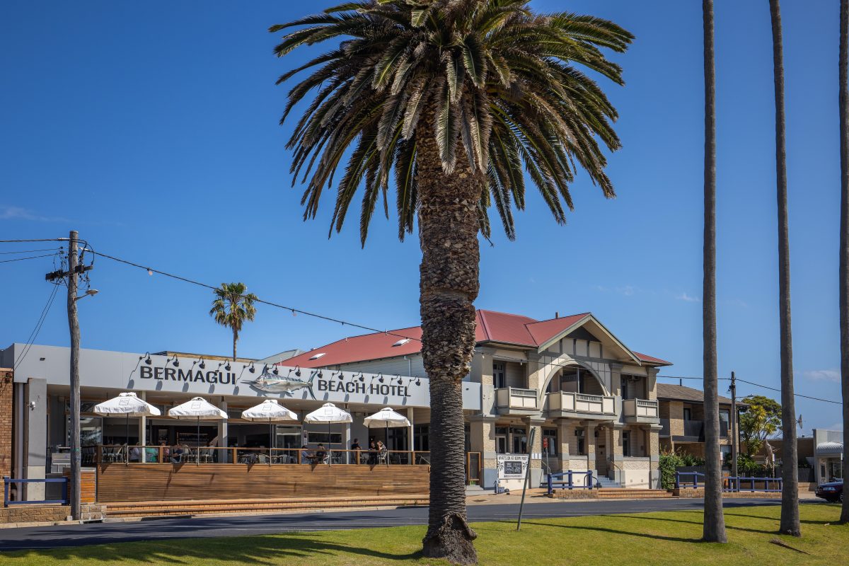 Yannis Gantner bought the neighbouring motel (to the right of the pub) and gave it a stunning makeover.