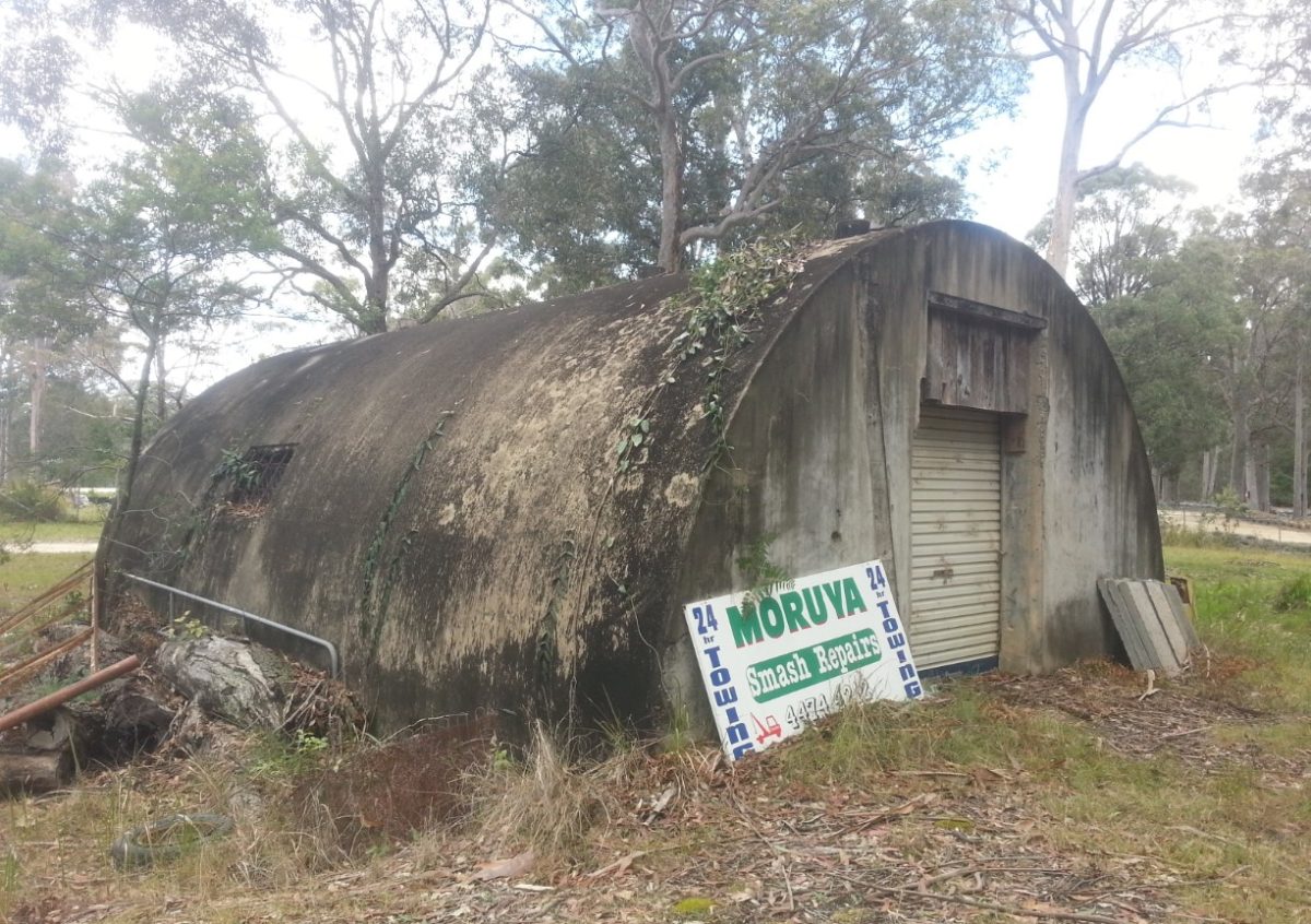 A World War Two era bunker at Moruya