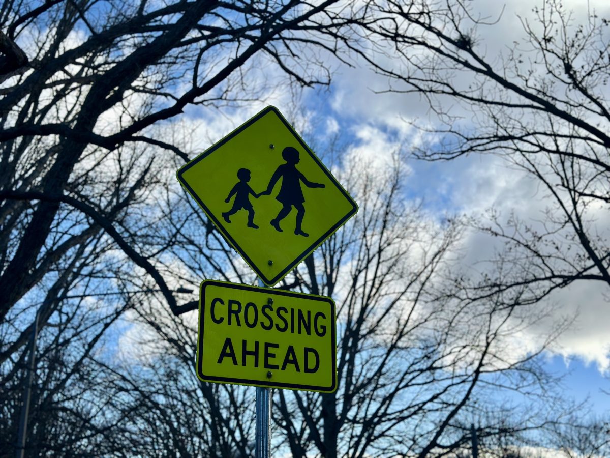Children's crossing sign