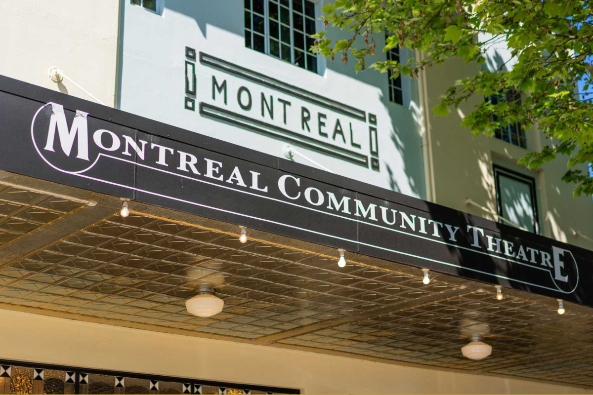 Signage for the Montreal Community Theatre building