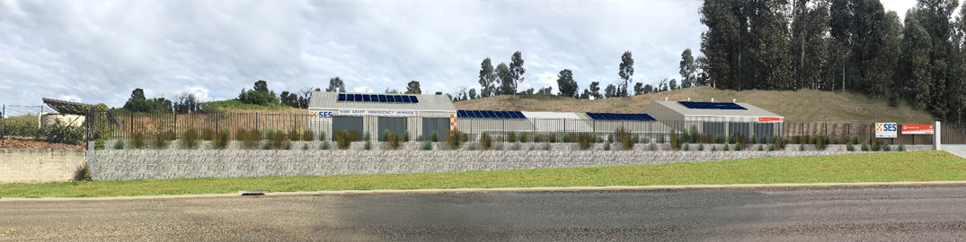 Artist's impression of the new Surf Beach Emergency Services Precinct.