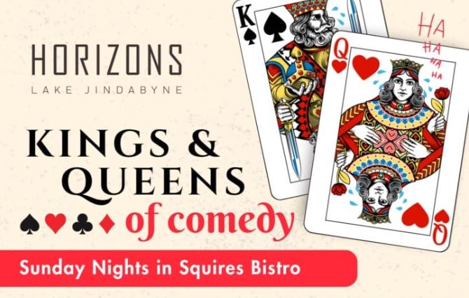 Comedy show promo art