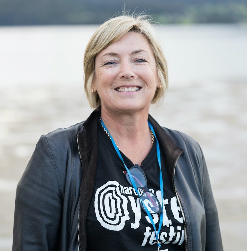 Cath Peachey has stepped down as chair of Narooma Rocks after 13 years of voluntary involvement with Narooma Oyster Festival.