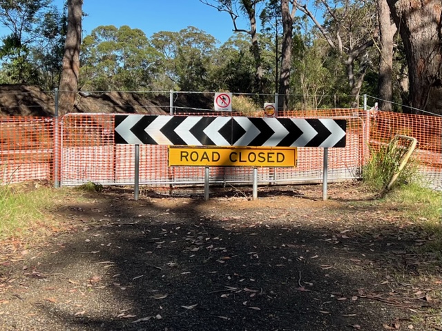 Congo Road north has been closed since November 2021.
