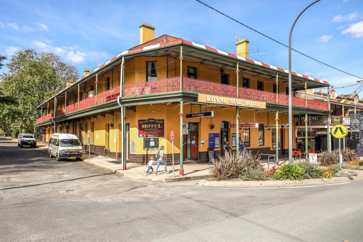The outside of the Royal Mail Hotel
