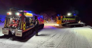 Police point to 'flashing beacons' as search in Snowy Mountains fails to find anything