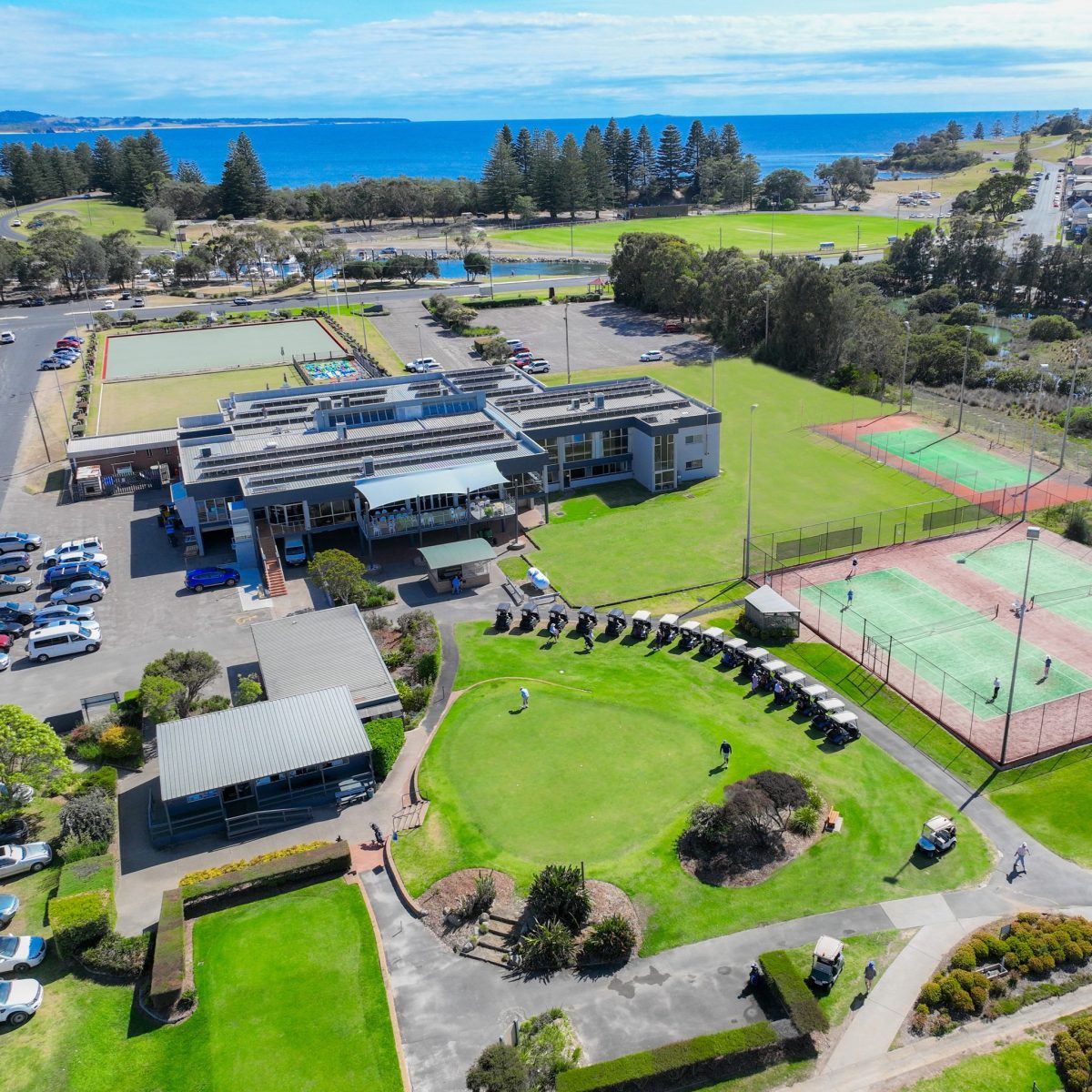 country club near the ocean