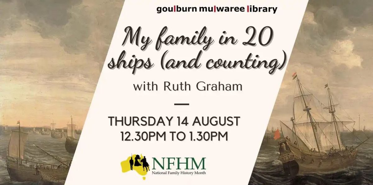 Family History Month - My Family in 20 Ships (and counting)