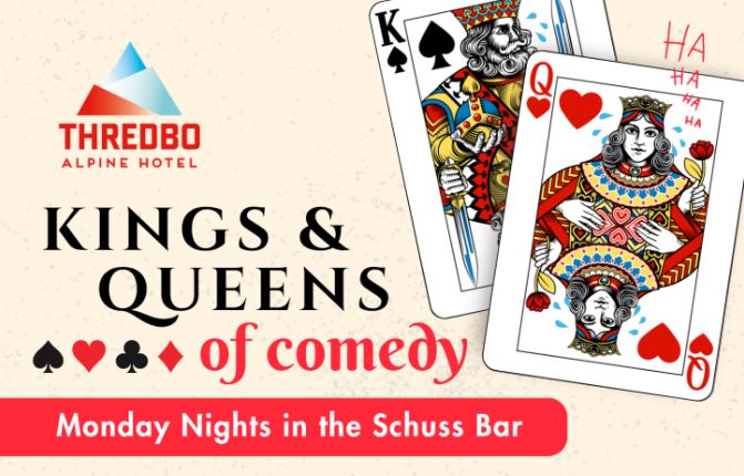 Comedy show promo graphic
