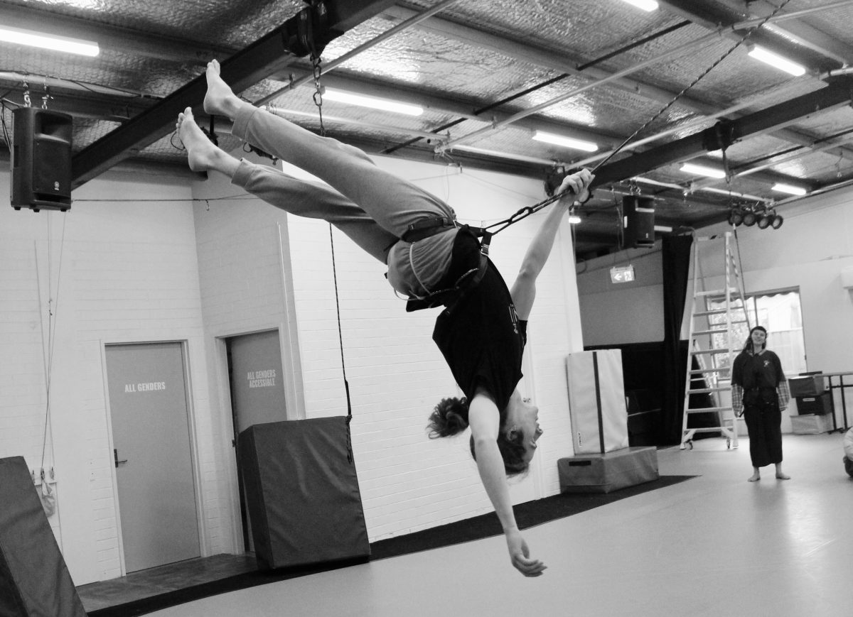 Youth from FLING Physical Theatre are taking to the air in their latest work Failure. 