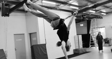 FLING's dancers spectacularly fly through the air exploring risk and failure