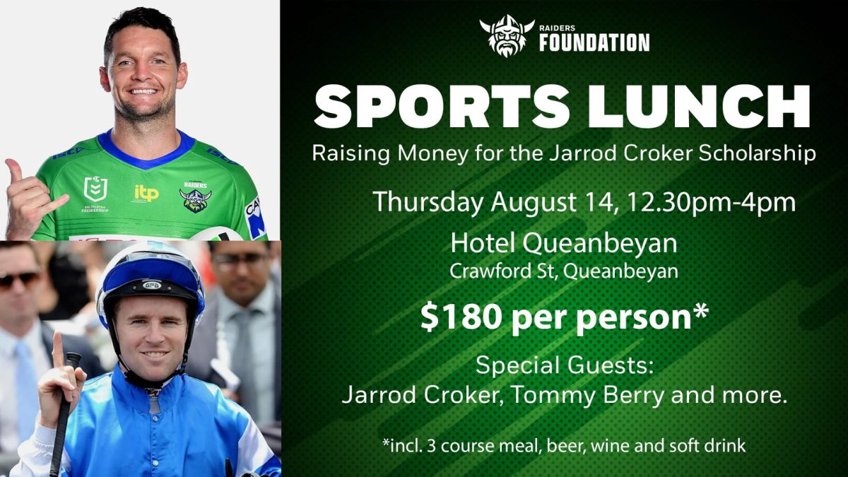 fundraising lunch promo graphic