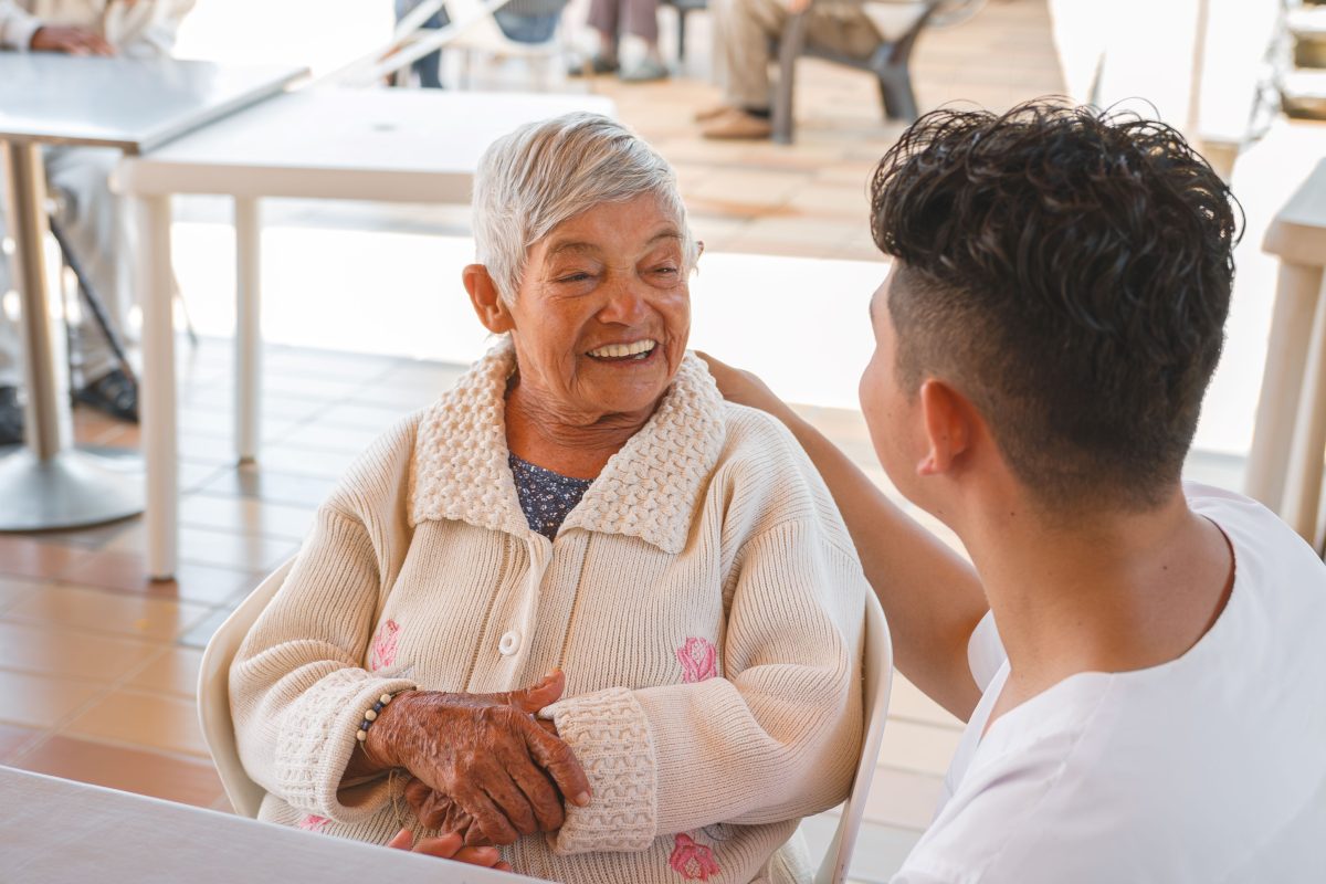 stock image elderly woman