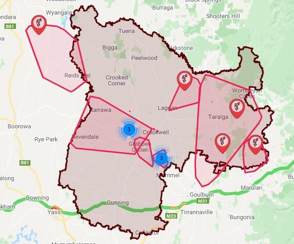 power outage map