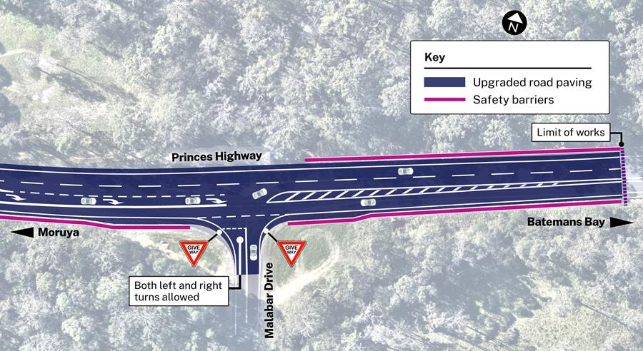 map of highway changes