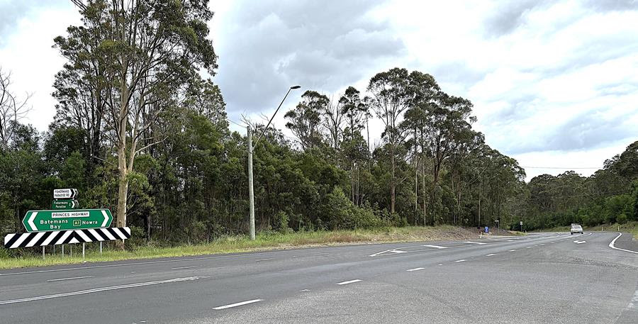 Malabar Drive intersection with Princes Highway