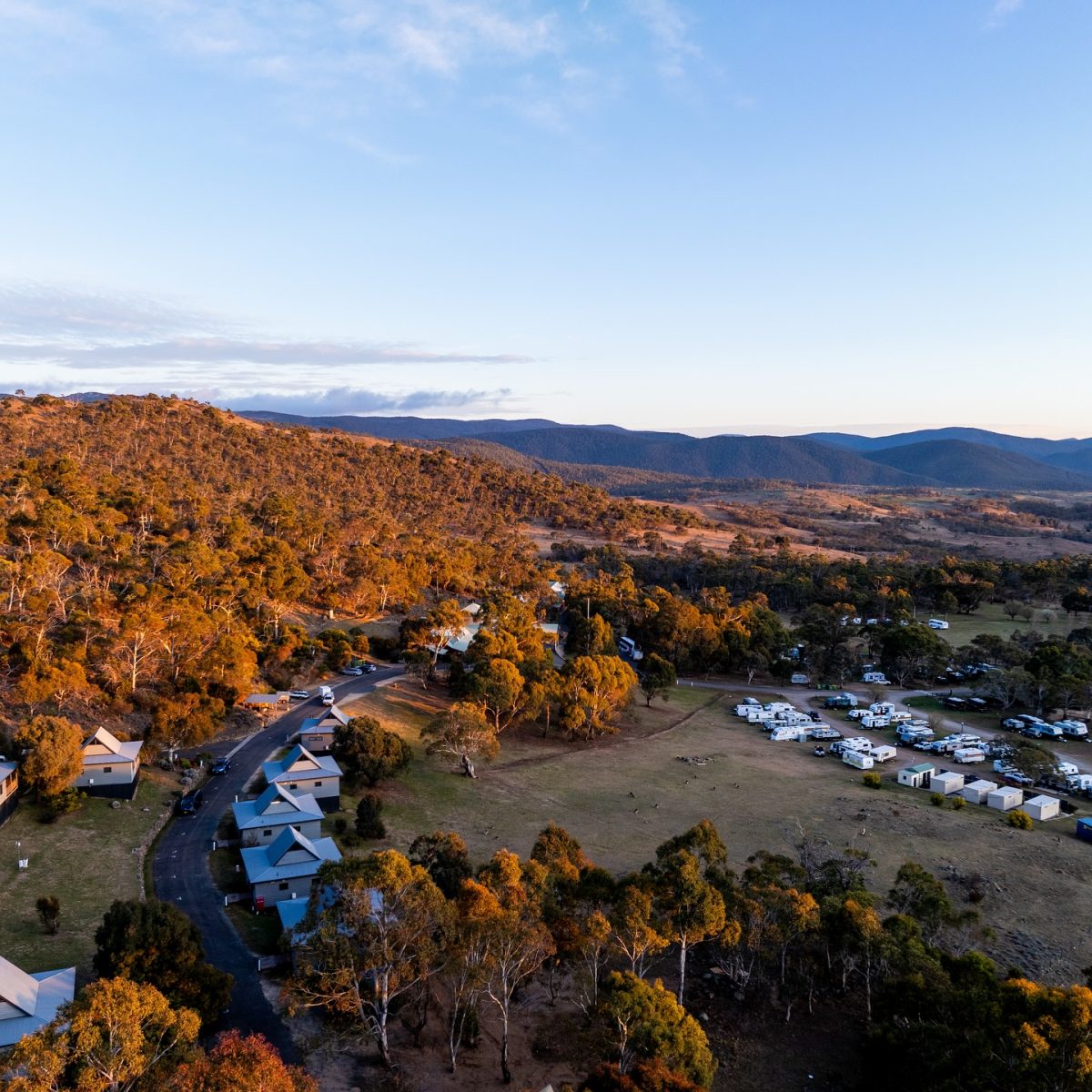 The view out over the Adventist Alpine Village