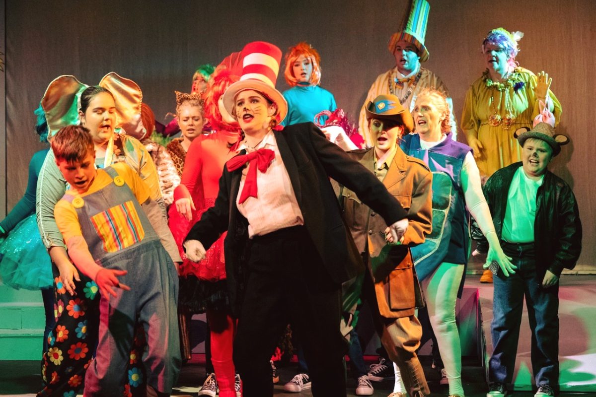 Group of actors on stage