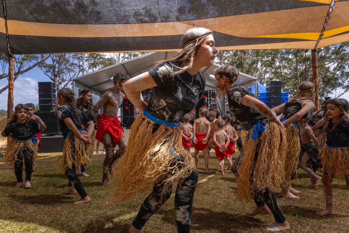 The Duurunu Miru Dancers performed at Giiyong Festival in 2024.