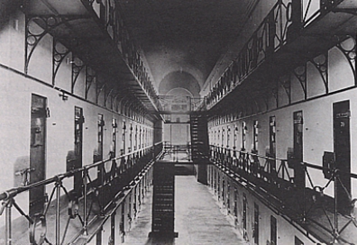 Goulburn Gaol interior in the late 1900s
