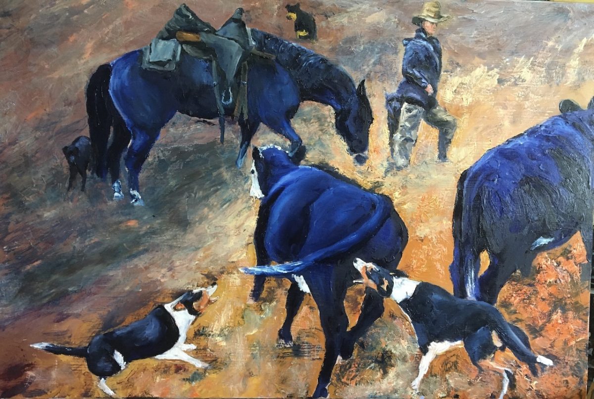 One of Ian Nielsen’s paintings