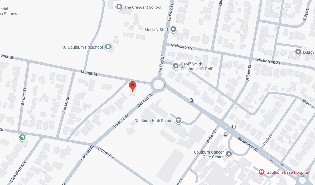 A Google Maps screenshot showing the location of the development
